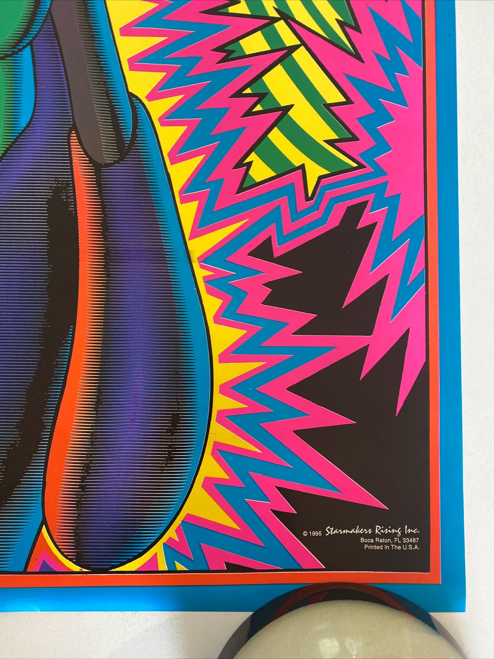 THE SCREAM ブラックライトポスター　叫び　ム○クの叫び　スクリーム Vintage Poster the Scream Blacklight Poster Munch Psychedelic