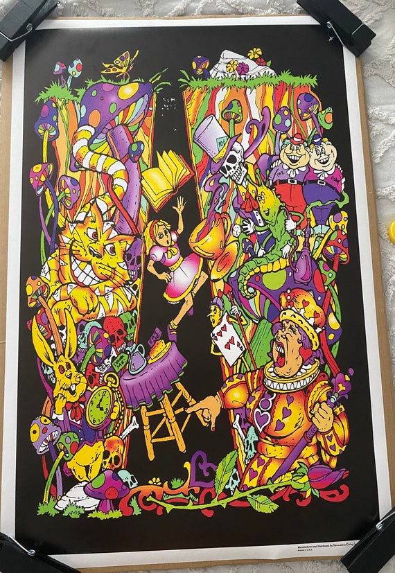 Land of Awe Original Vintage Poster 2001 Alice in Wonderland - Etsy