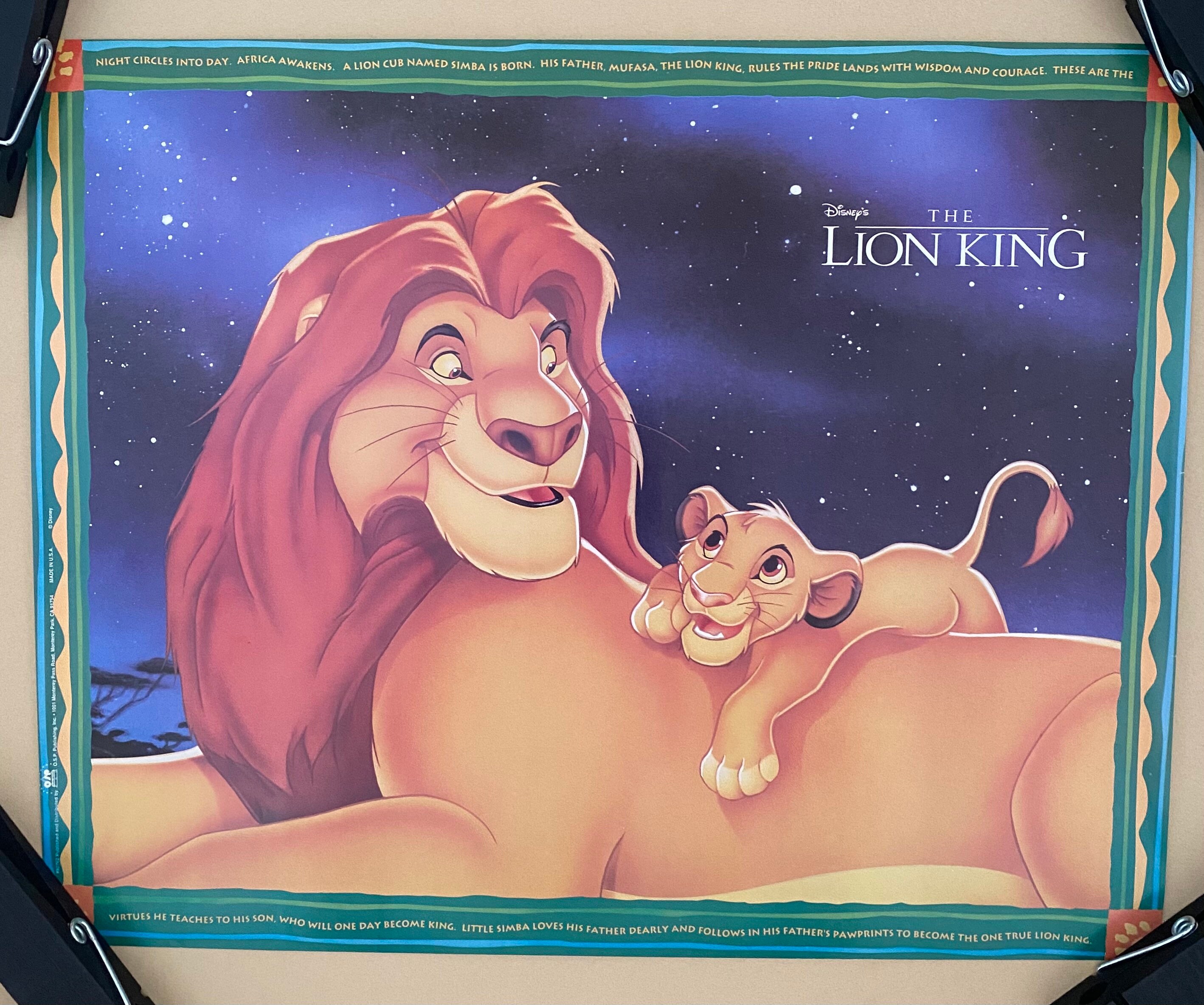 Original Lion King - Etsy Singapore