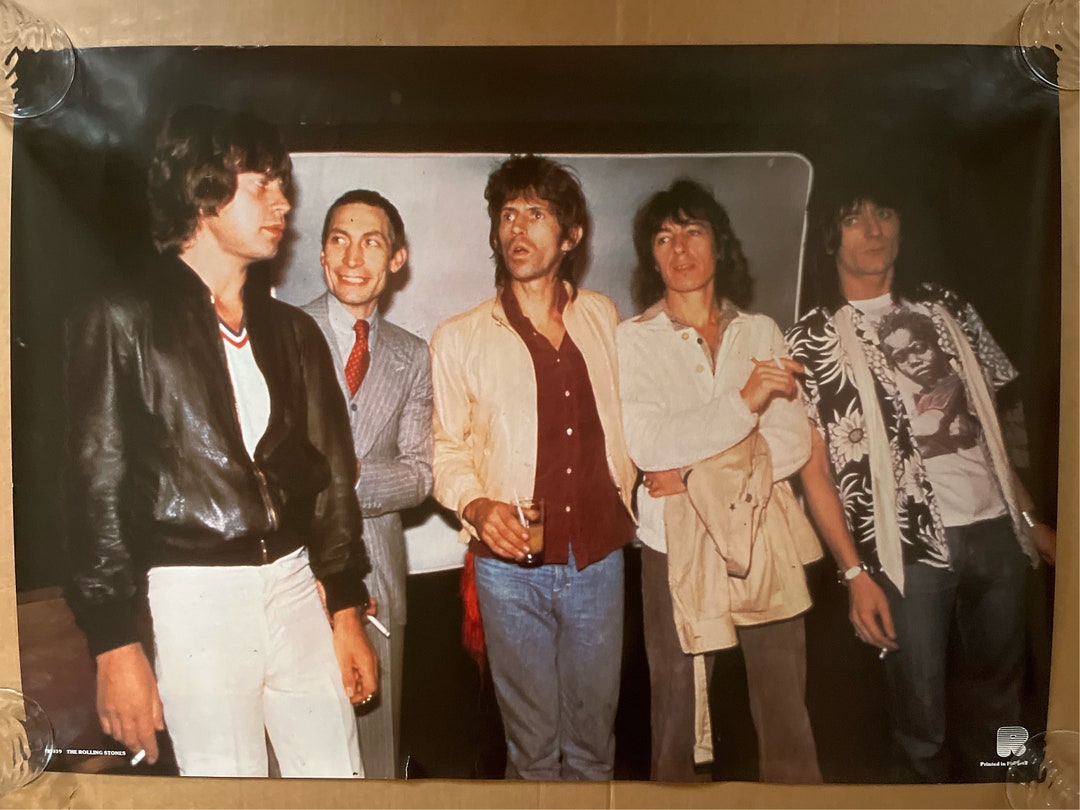 The Rolling Stones Group Shot 1980s Rock on Music Memorabilia Photo - Etsy