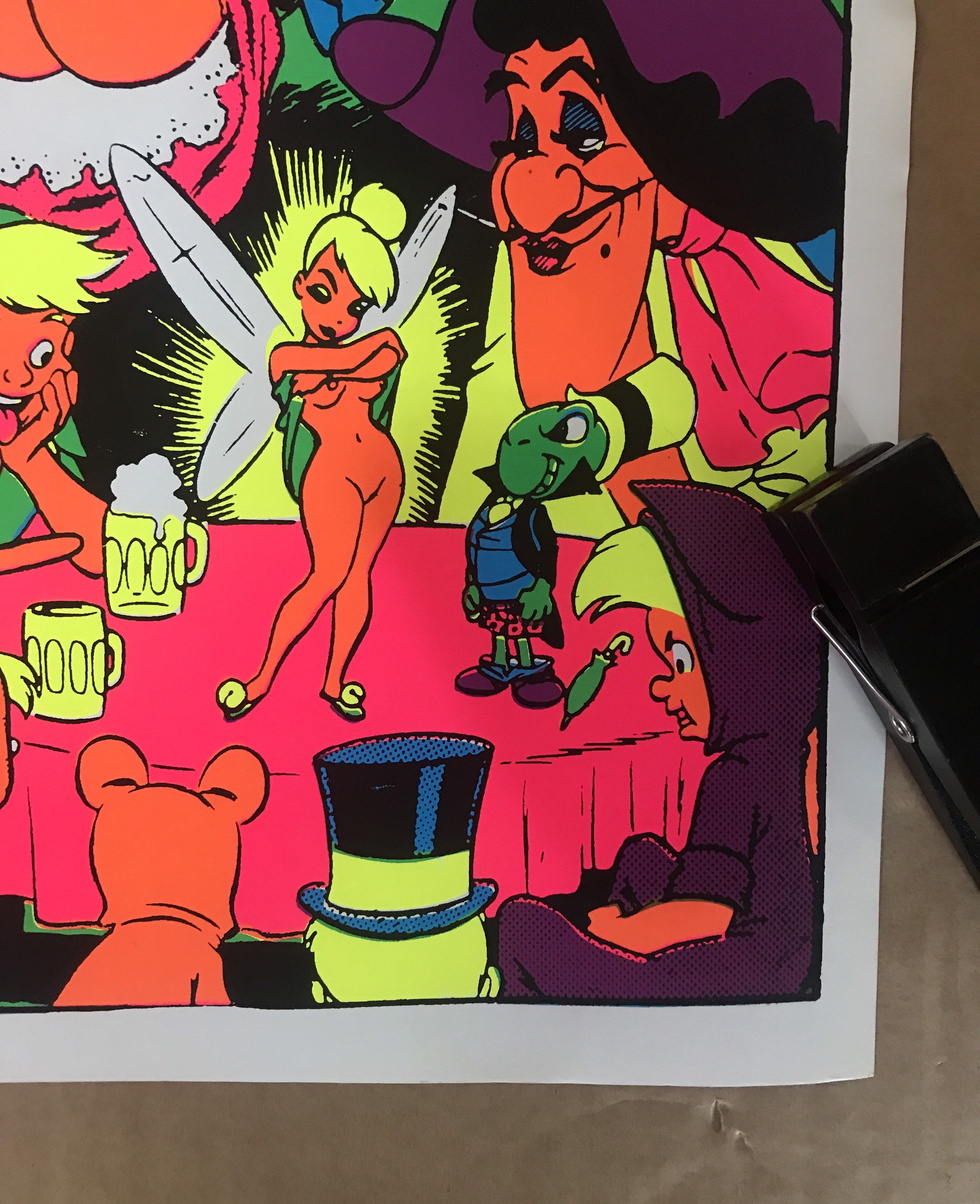 ヴィンテージ オリジナル 1970 年代 ディズニー キャラクター 乱交