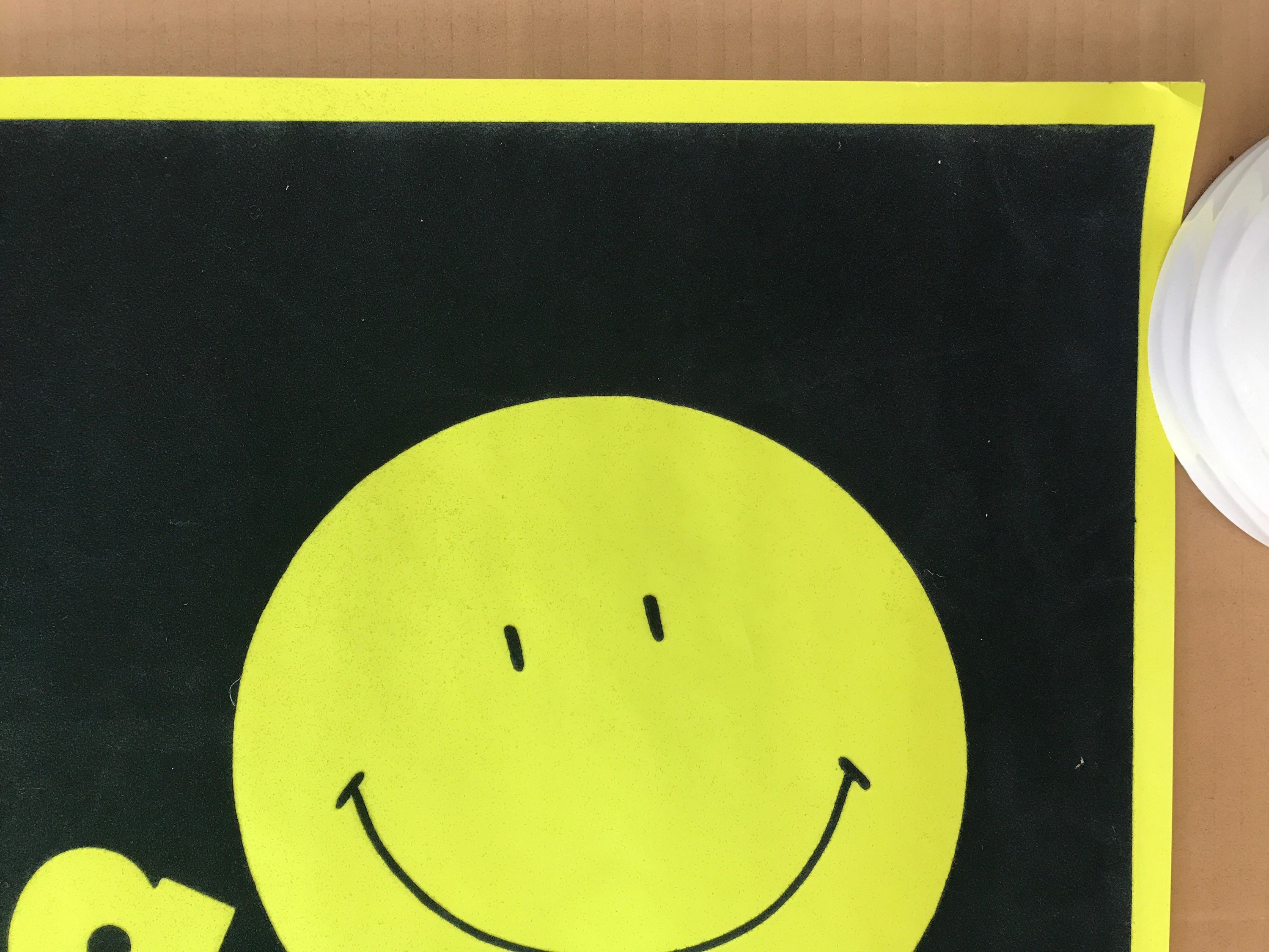 Vintage Original 1971 Have a Nice Day Smile Smiley Face Pinup