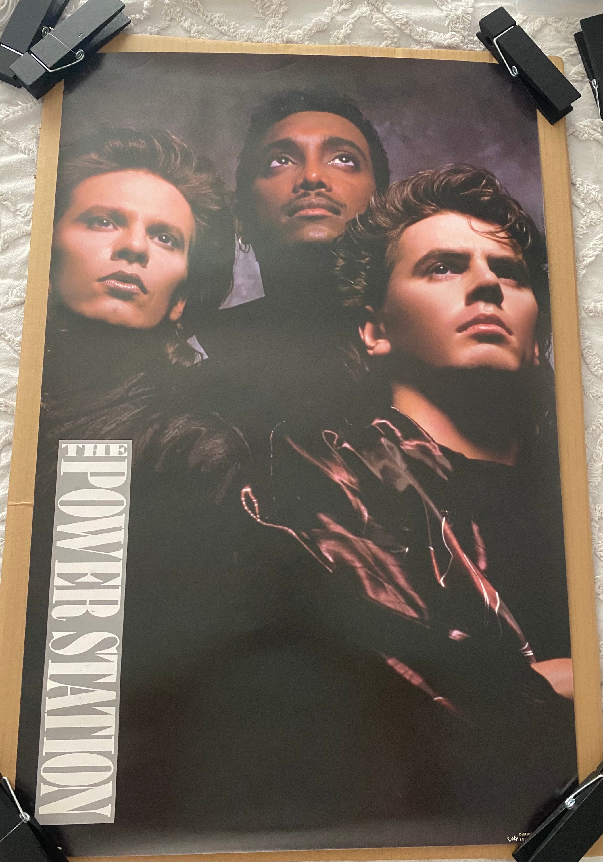 The Power Station Original Vintage 1980's Music Memorabilia Poster