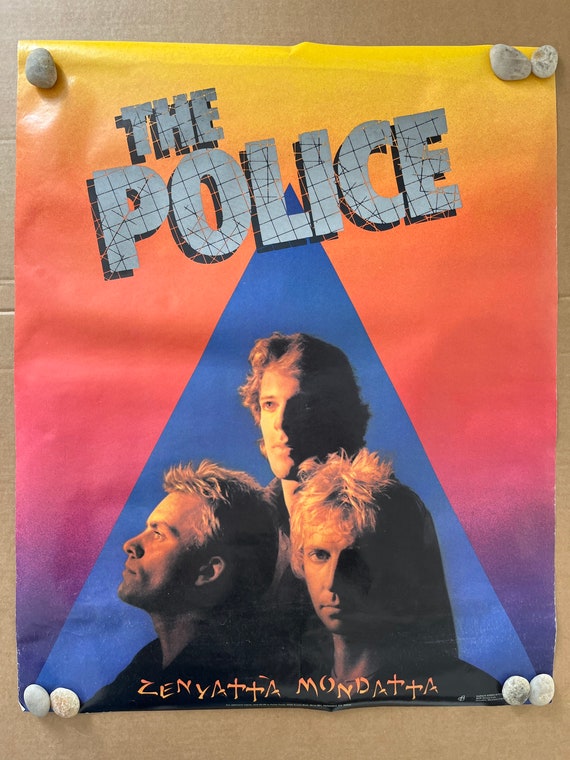 Zenyatta Mondatta the Police Sting Vintage Poster 1980 - Etsy