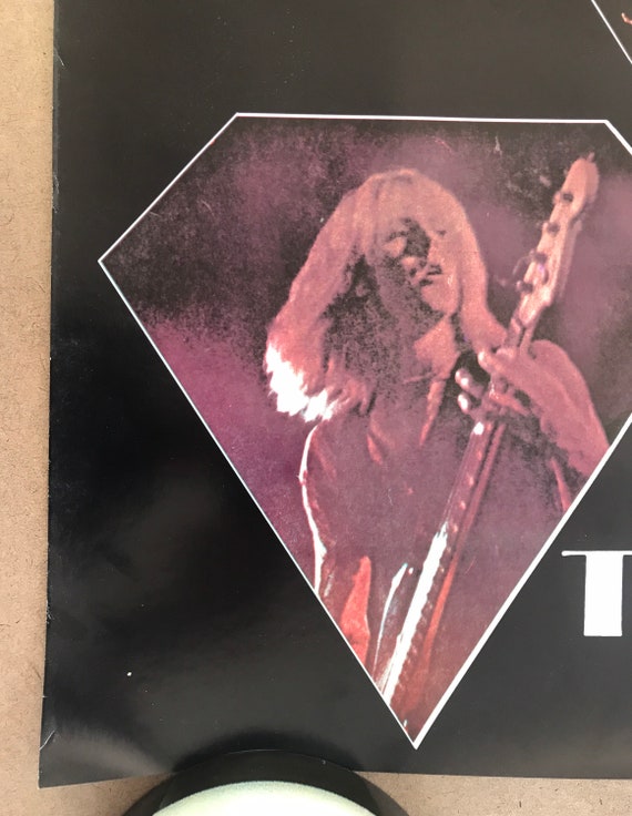 Vintage Original 1980s Aerosmith on Tour Poster Music Memorabilia