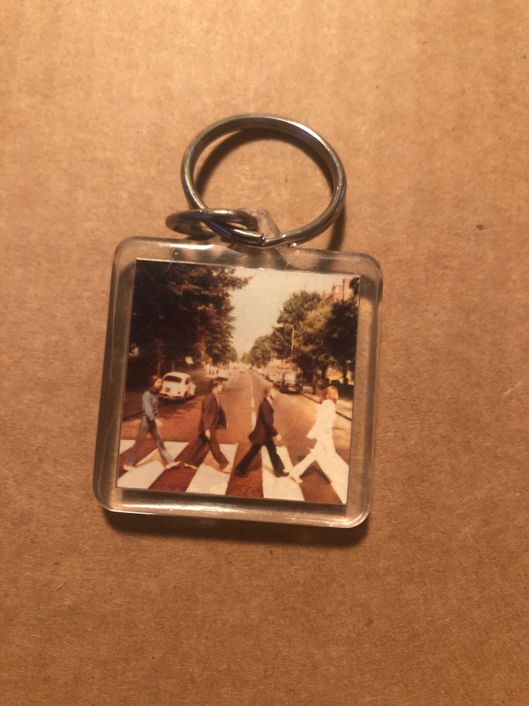 Vintage Keychain abbey road the Beatles 1970s doble cara - Etsy España