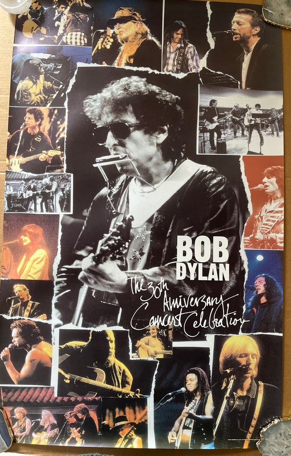 Bob Dylan 30th Anniversary Vintage Poster 1980 - Etsy