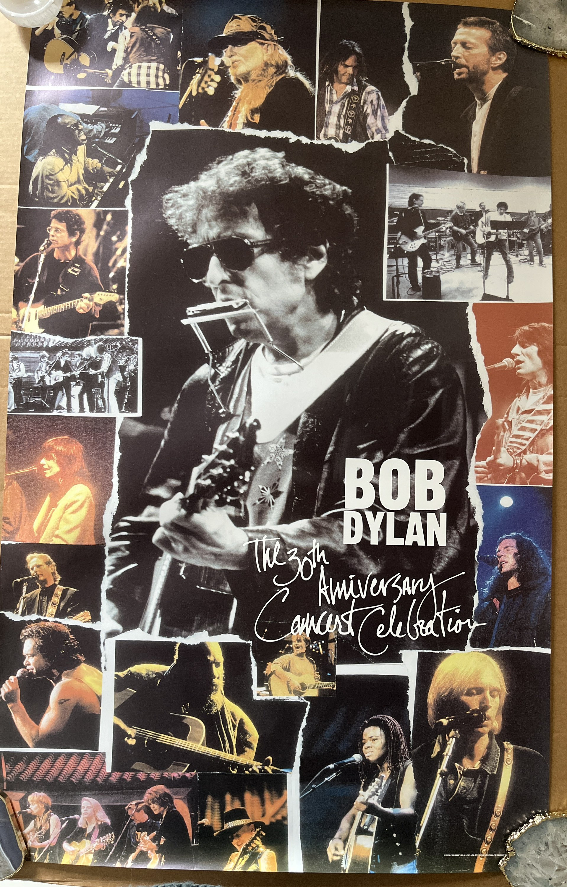 Bob Dylan 30th Anniversary Vintage Poster 1980 - Etsy
