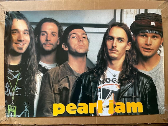90's ヴィンテージ・ポスター Pearl Jam パール・ジャム 特大 LATE 90S PEARL JAM POSTER – JERKS™