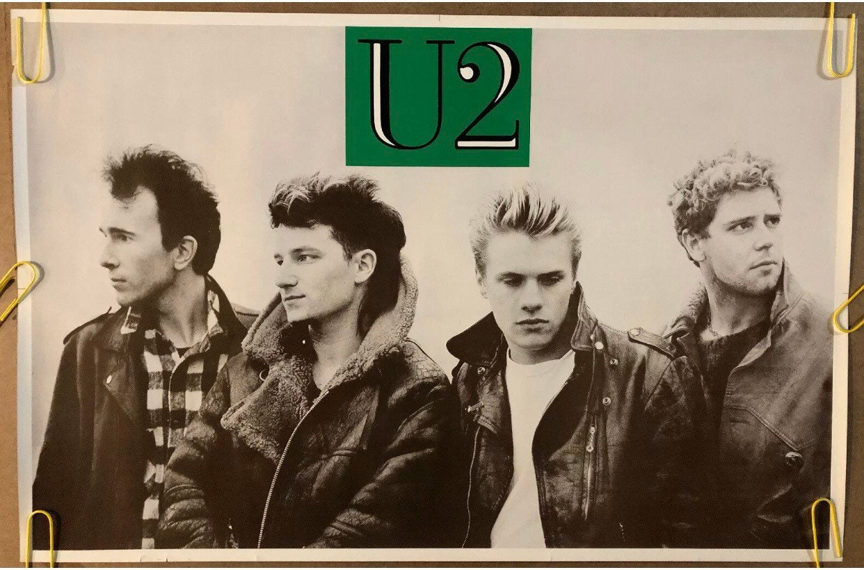 オリジナル ビンテージ ポスター U2 音楽記念品 ロック バンド