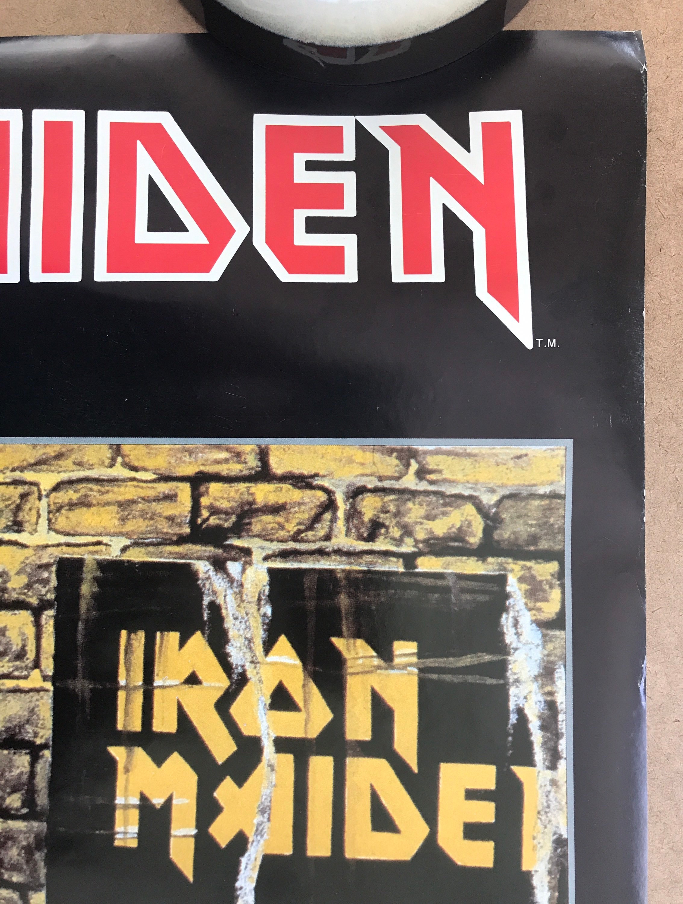 Vintage Original 1980s Iron Maiden Poster 1980 Women in Uniform