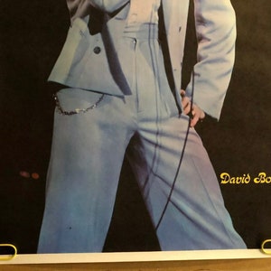 Original Vintage Poster David Bowie Music Memorabilia Pin up 1970’s on ...