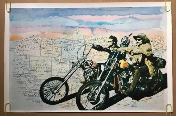 David Mann ハーレー イージーライダー ビンテージポスター BUCO