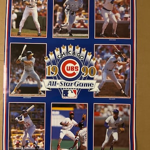 1990 MLB オールスター ゲーム ポスター 野球 ビンテージ ポスター