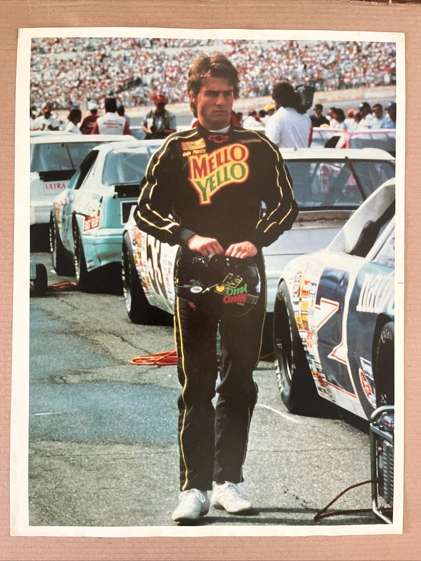 Vintage Days of Thunder Tom Cruise Movie Poster Mello Yello 1990s