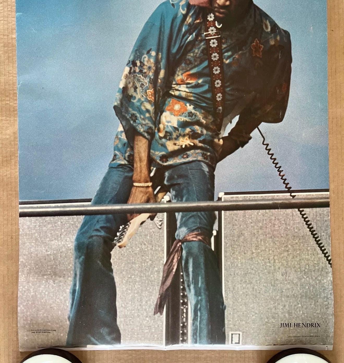 Original Vintage 1976 70s Jimi Hendrix Rock Music Memorabilia