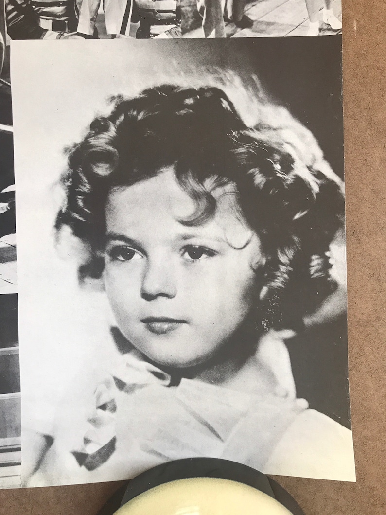 Vintage Original 1970s Shirley Temple Collage Poster Movie - Etsy