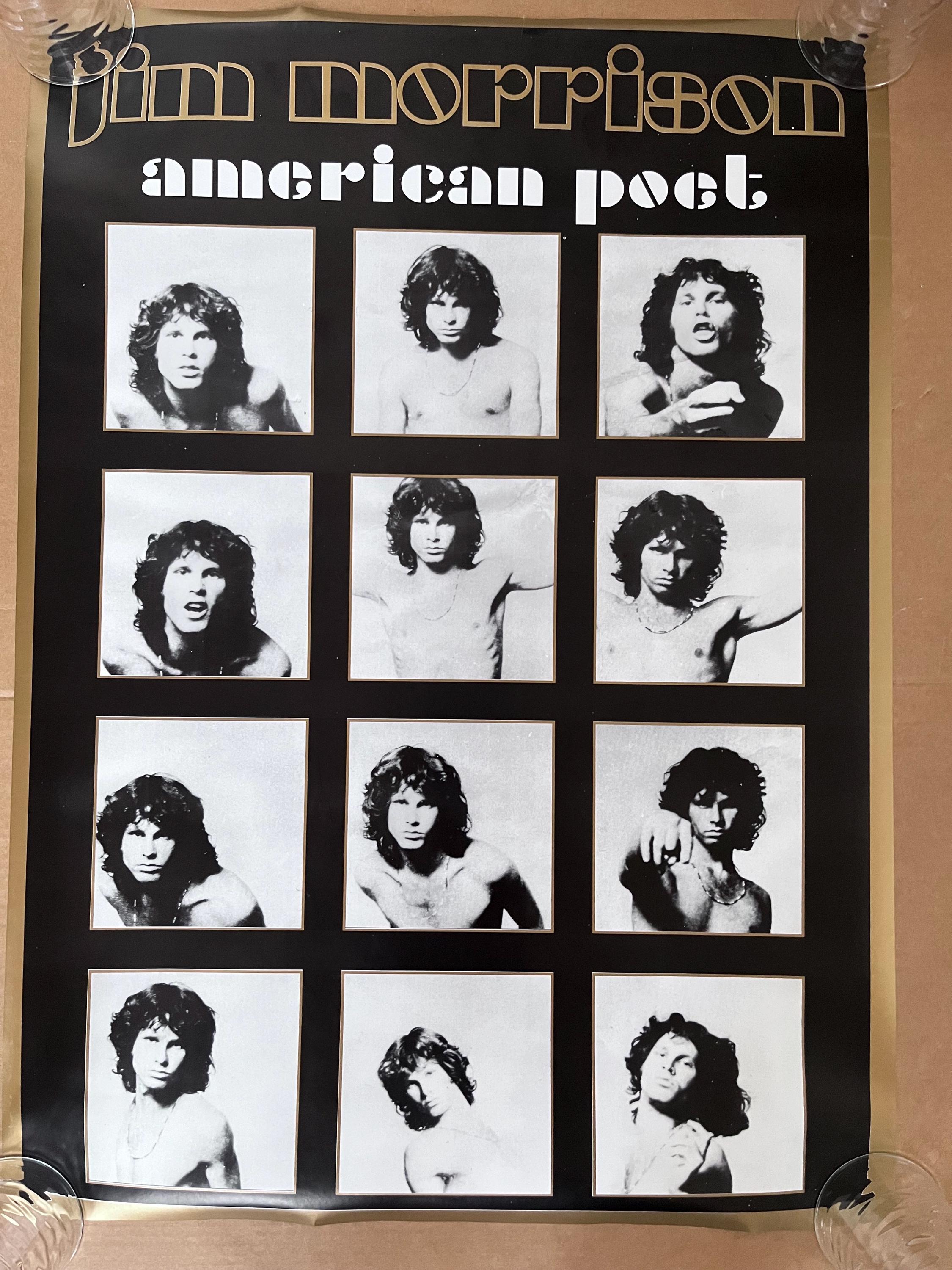 Jim Morrison Vintage Poster American Poet Photo Collage the Doors