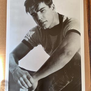 Póster vintage de Josh Hartnett, años 2000, foto de rostro del actor, películas, blanco y negro