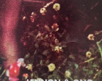 1970s Vintage Original 1970s 80s John Lennon and Yoko Ono Poster