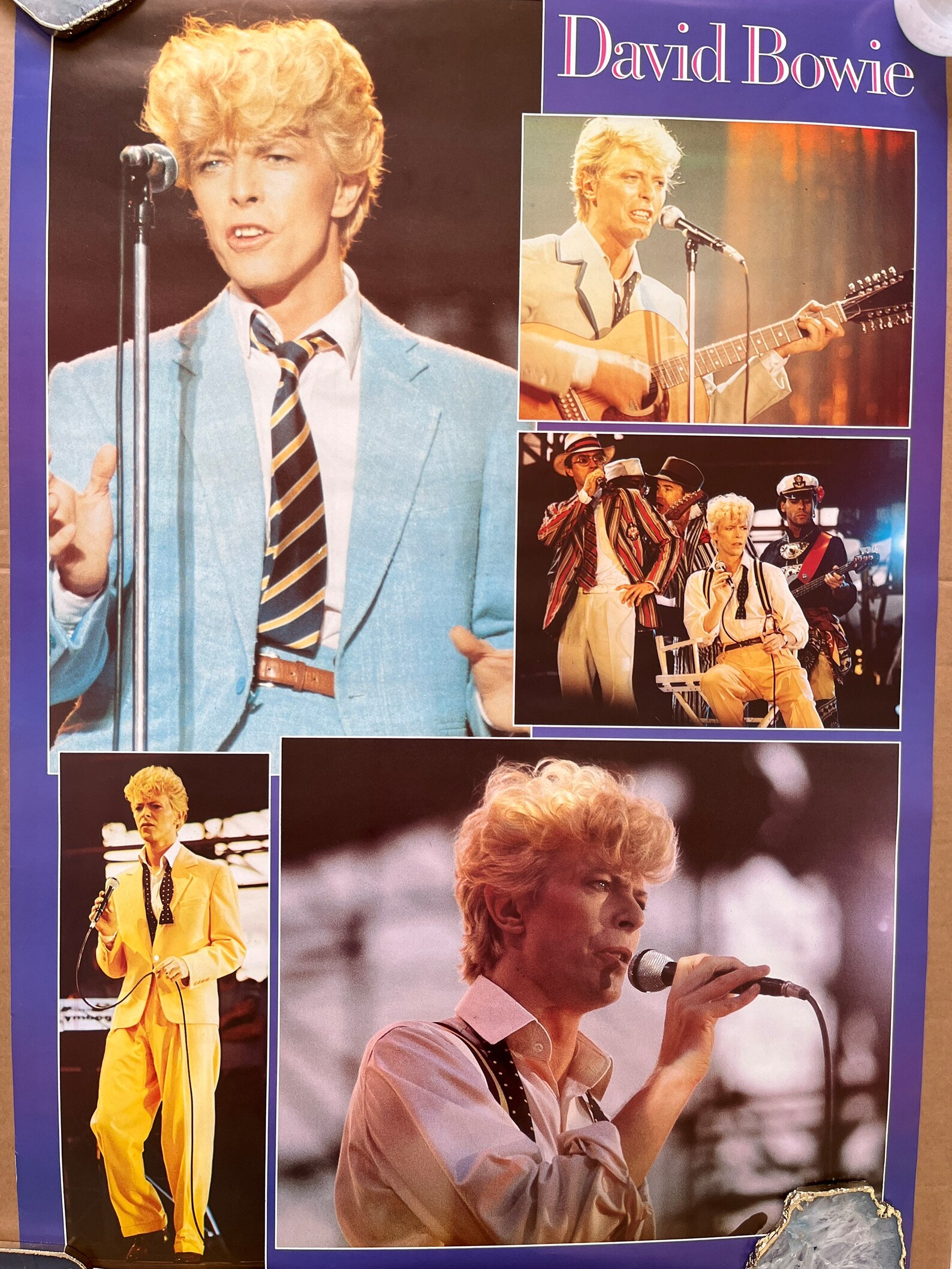 David Bowie Collage Vintage Poster Music Memorabilia - Etsy