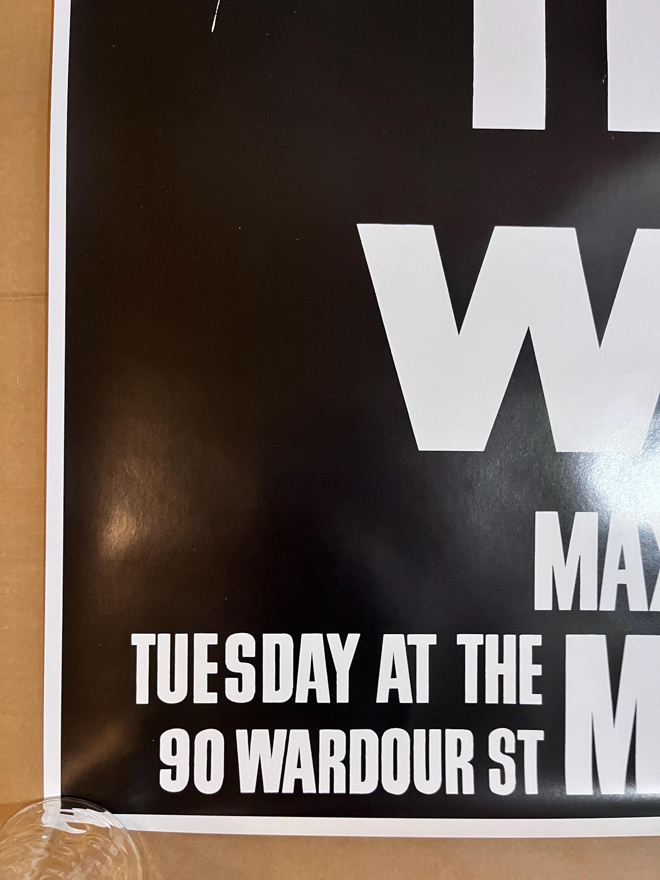 The Who Maximum R&b Vintage Poster 1970s Music Memorabilia Black