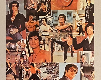 May include: A collage of images featuring a man in various poses, some showing him performing martial arts moves. The images are arranged in a grid pattern and are all in black and white.