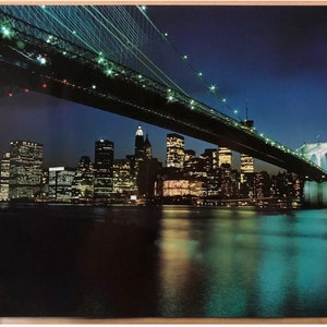 Brooklyn Bridge Cartel New York Cityscape 1980Skyline NY