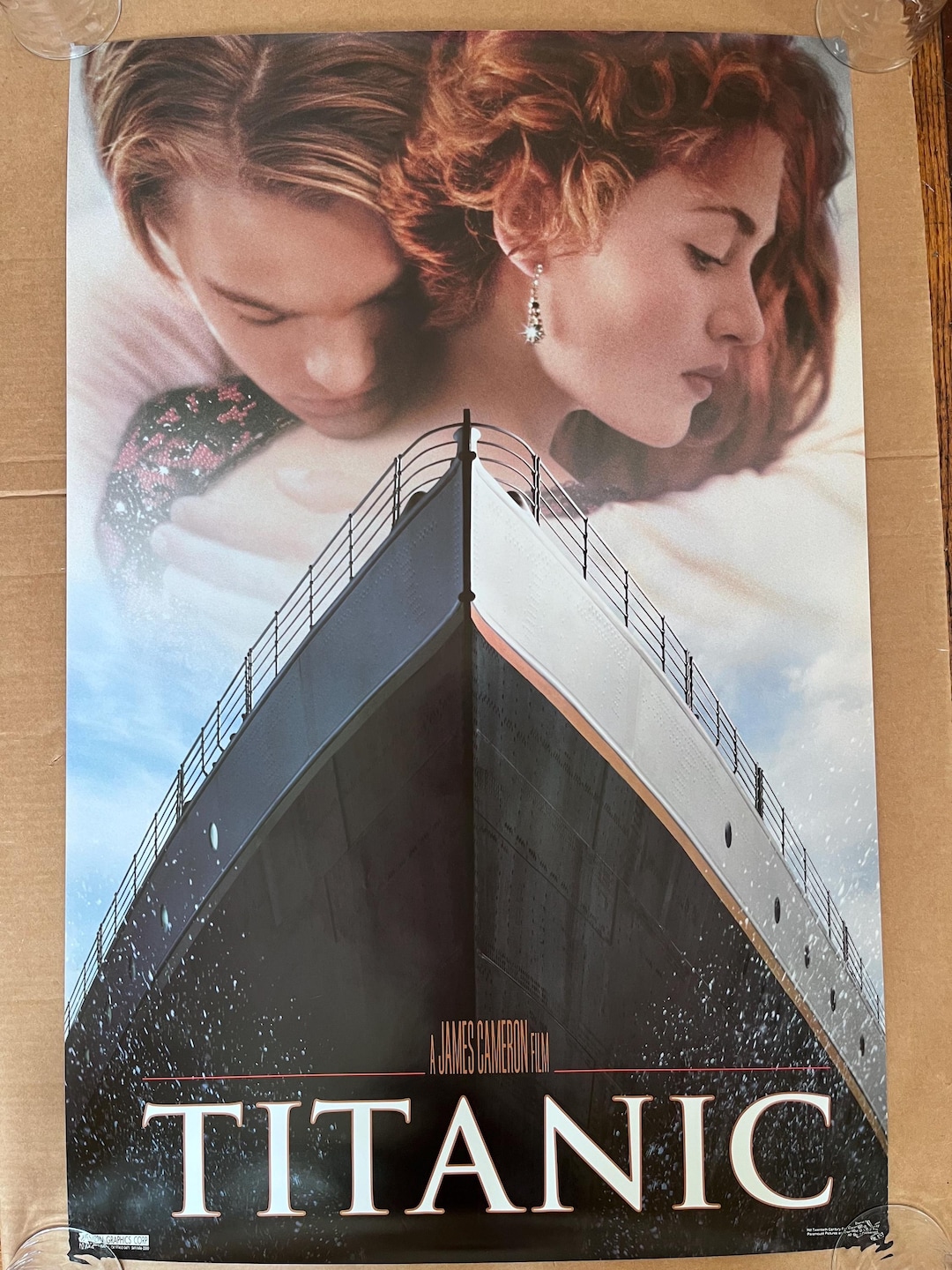 タイタニック 映画ポスター オリジナル ヴィンテージ レナード