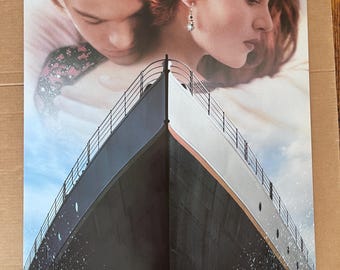 タイタニック 映画ポスター オリジナル ヴィンテージ レナード