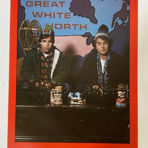 Bob y Doug McKenzie Vintage Original Poster Pro Arts 1980s Televisión TV gran norte blanco