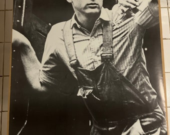 James Dean Vintage Poster Black and white 1960s