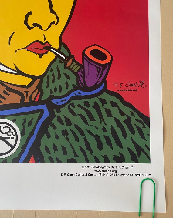 Original No Smoking Headshop Poster Old Lady - Etsy