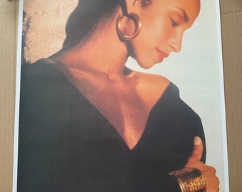 Sade original vintage music poster 1980’s