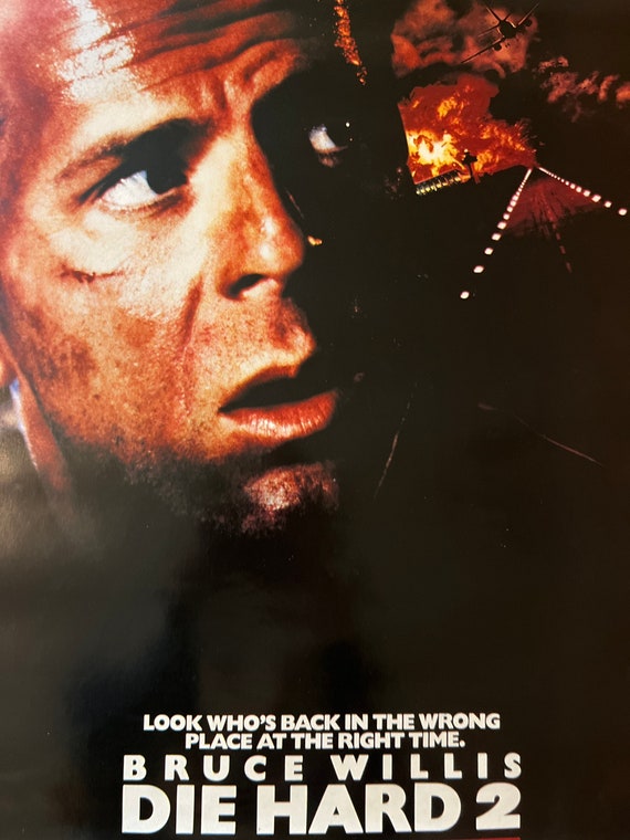 ダイ・ハード2 ブルース・ウィリス ヴィンテージ映画ポスター - Etsy 日本