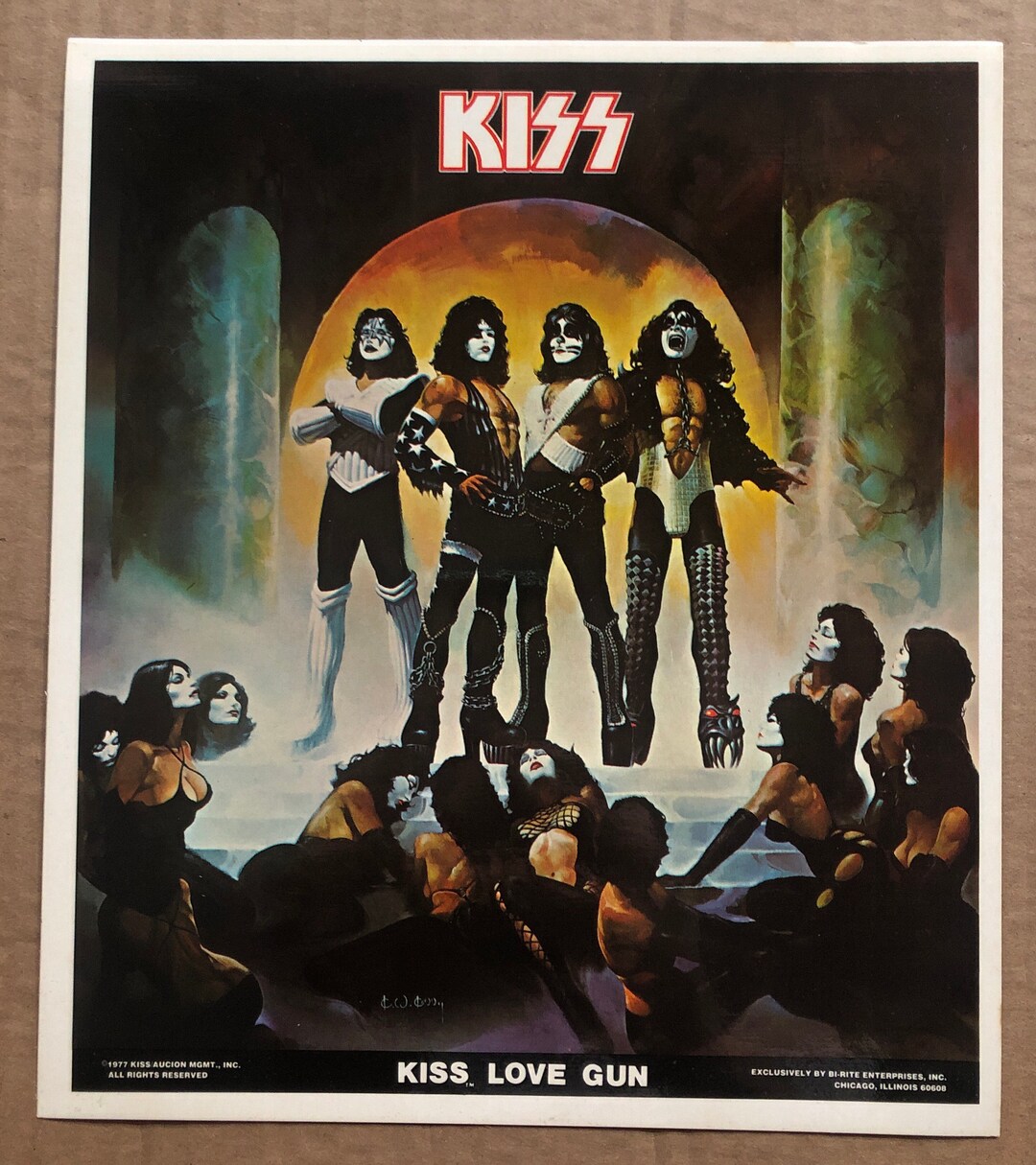 KISSフィギュア ラブガン KISS CD KISSポスター　初期ロット KISSフィギュア ラブガン KISS CD KISSポスター 初期ロット