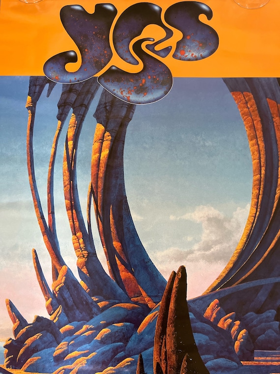 Yes World Tour 1991 Roger Dawn Original Vintage Poster Concert