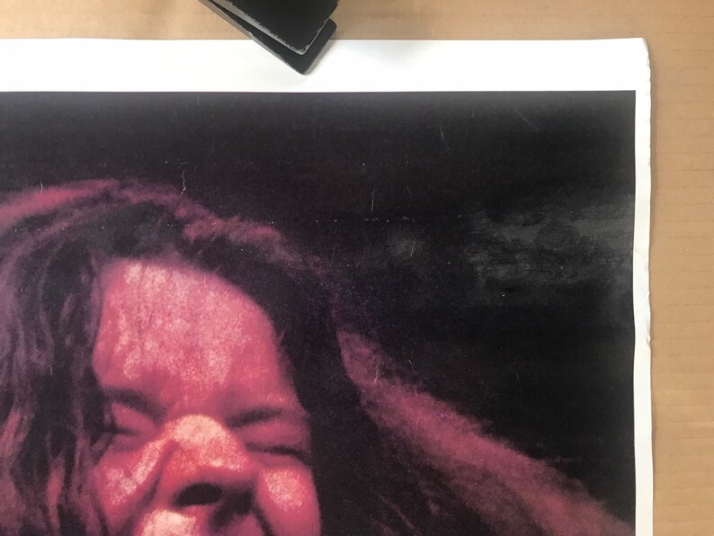 Vintage Original 1972 Janis Joplin 1943-1970 Poster Rock Music Concert ...