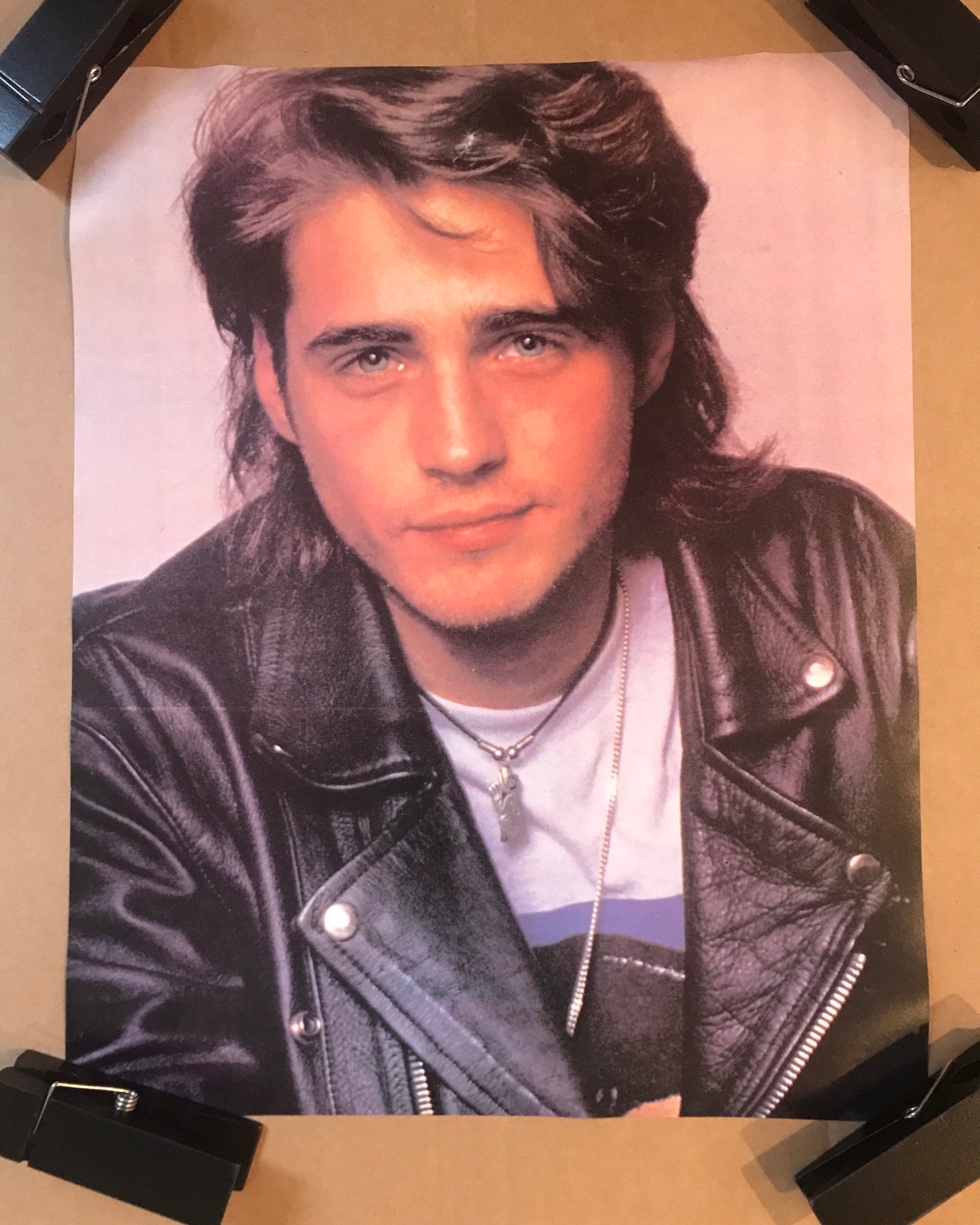 Original Vintage 1990s Jason Priestly Poster Television Actor Etsy