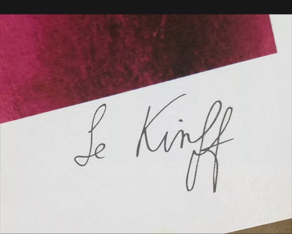 Linda Le Kinff Accords Serio Lithograph Signed in Plate of 9500