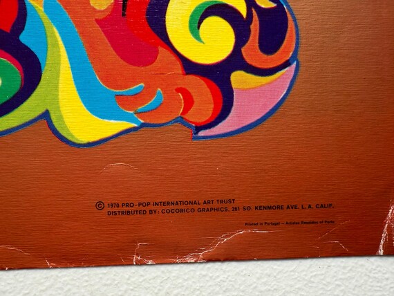 Vintage Blacklight Original Today is the First Day of the Rest of