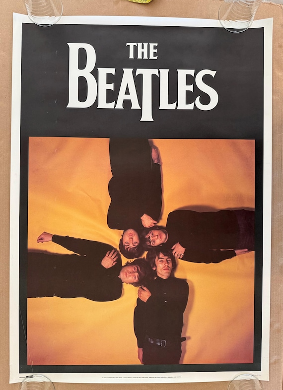 The Beatles Original Vintage Poster 1970s 1980s Splash Music
