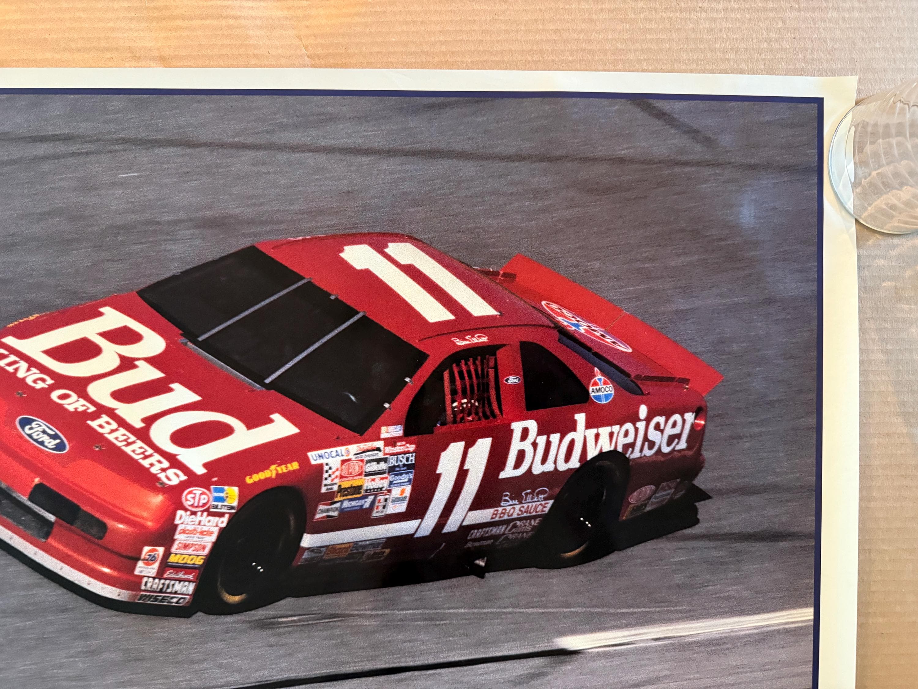ビル・エリオット ビンテージポスター NASCAR レースカー レーシング