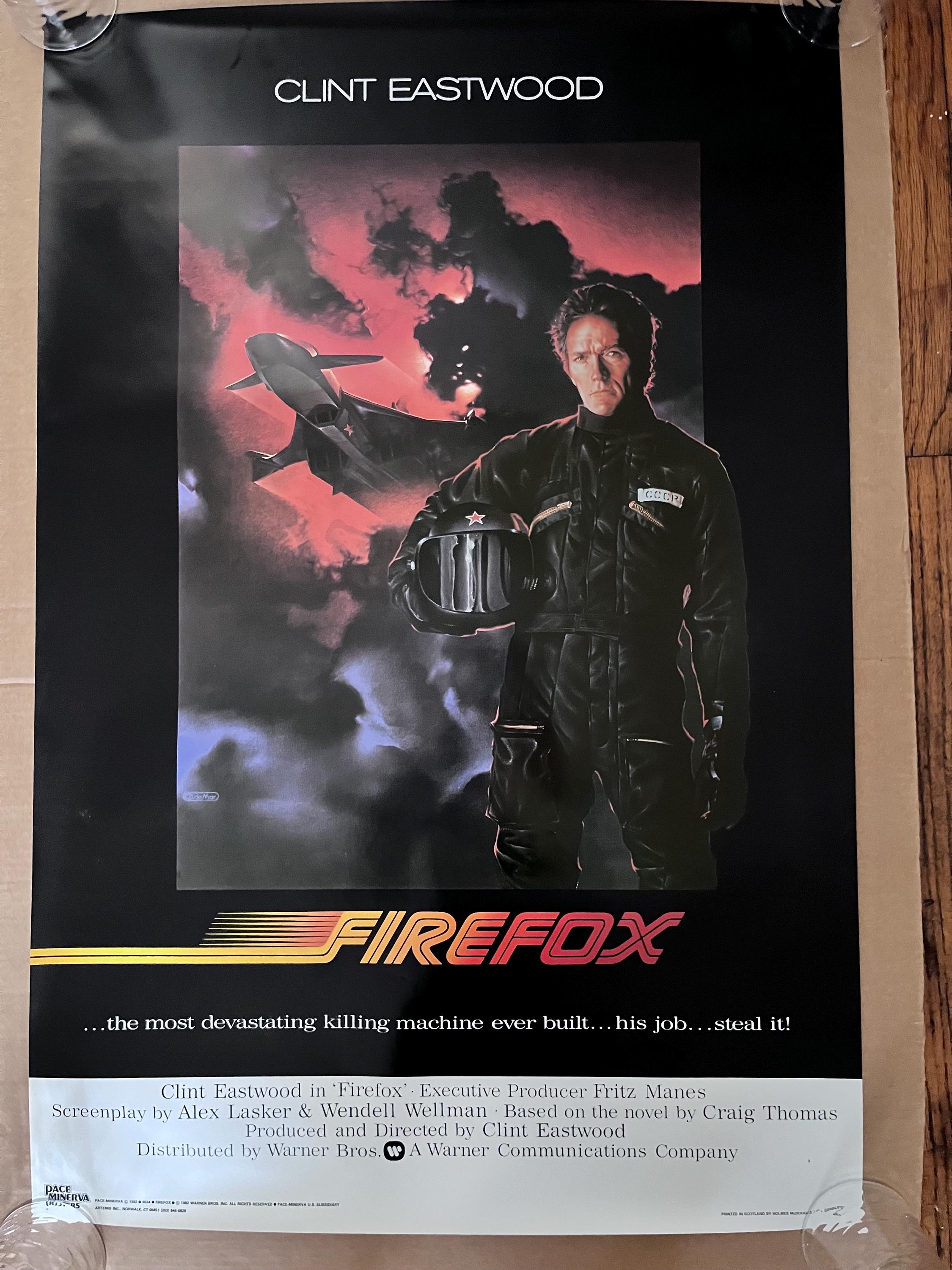 Firefox ビンテージ ポスター 映画 クリント イーストウッド 1982 