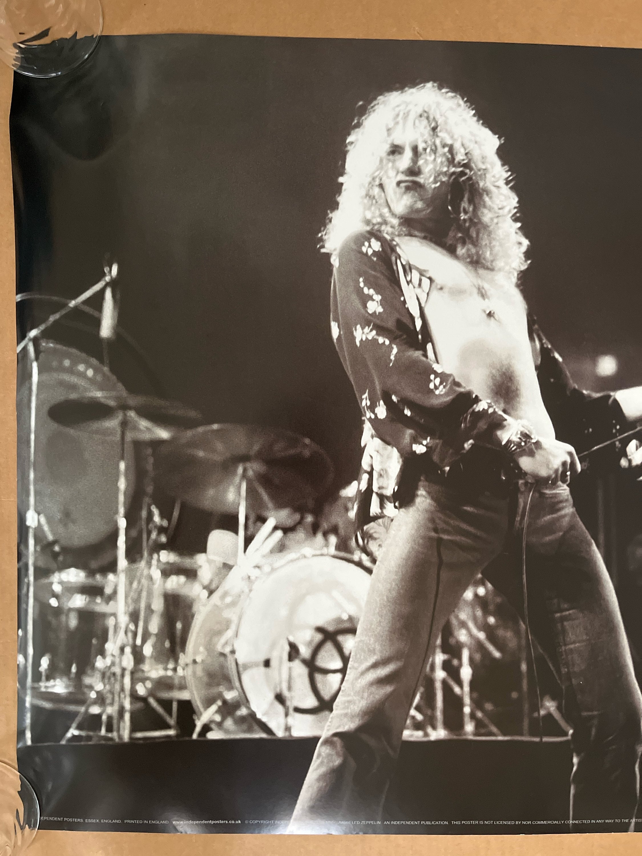 Led Zeppelin Poster Vintage Style Print Music Memorabilia Jimmy 