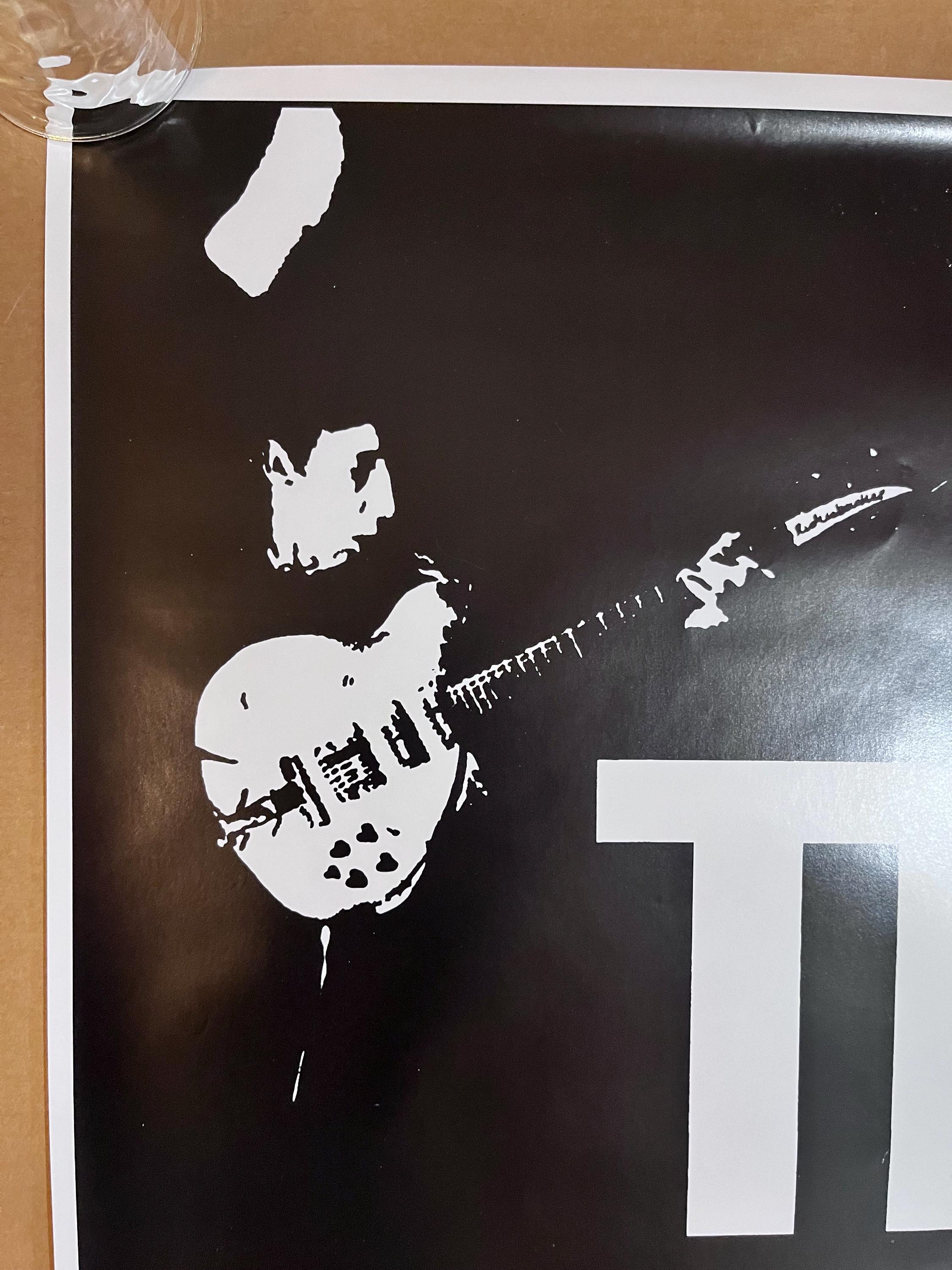 The Who Maximum R&b Vintage Poster 1970s Music Memorabilia Black