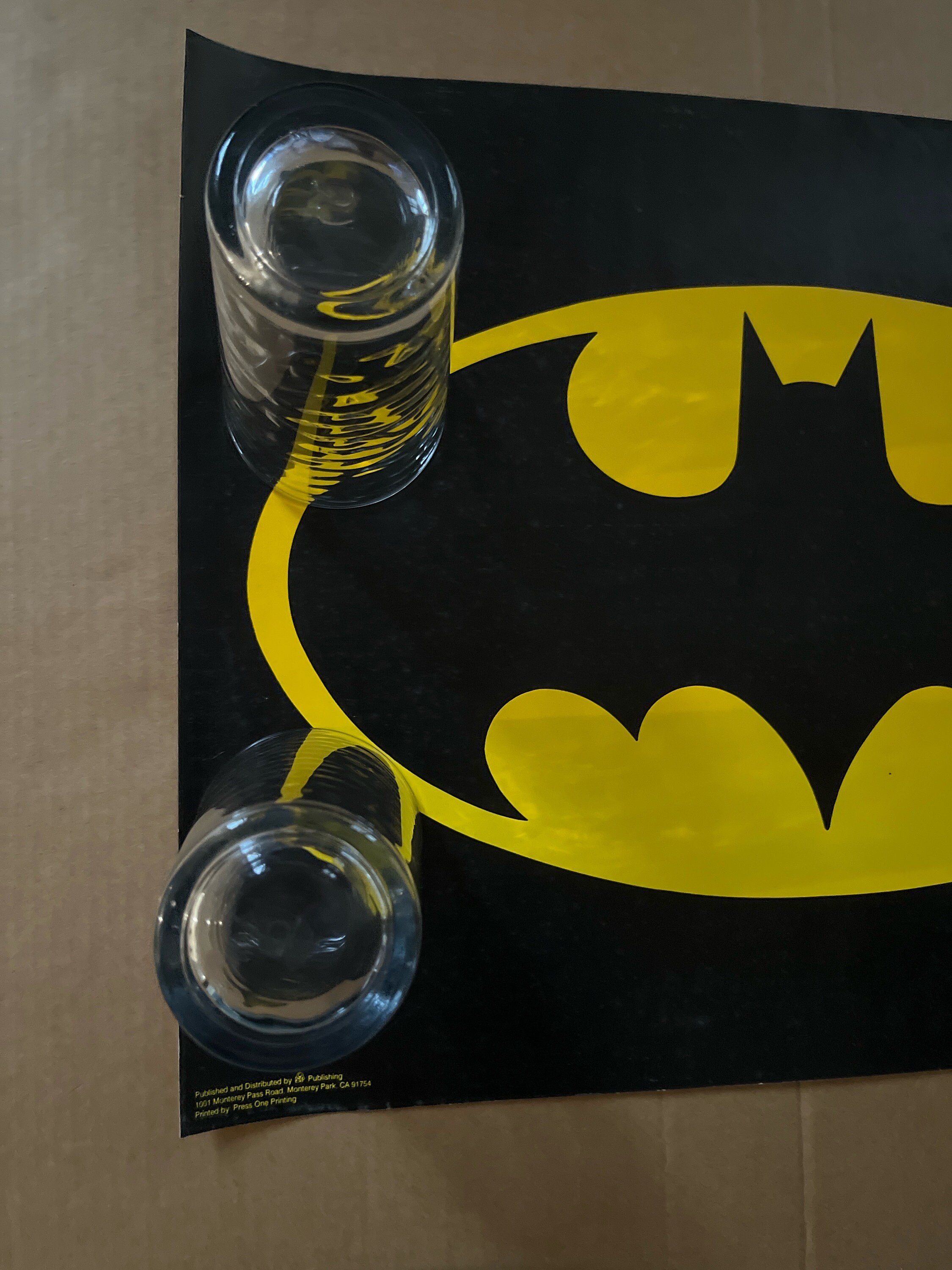 70'sアンティーク ポスター　バットマン　BATMAN Amazon.co.jp: バットマン85周年 メタリックポスター