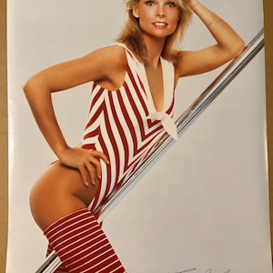 Cathy Lee Crosby vintage poster fitness workout gym 1984