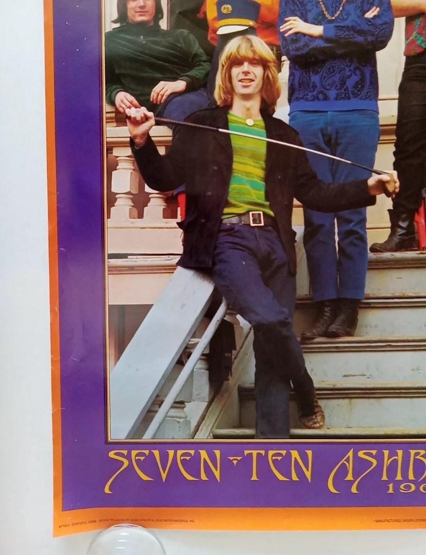 90s グレイトフルデッド フォトT710 Ashbury L Vintage Original the Grateful Dead Seven Ten Ashbury 1967 Poster