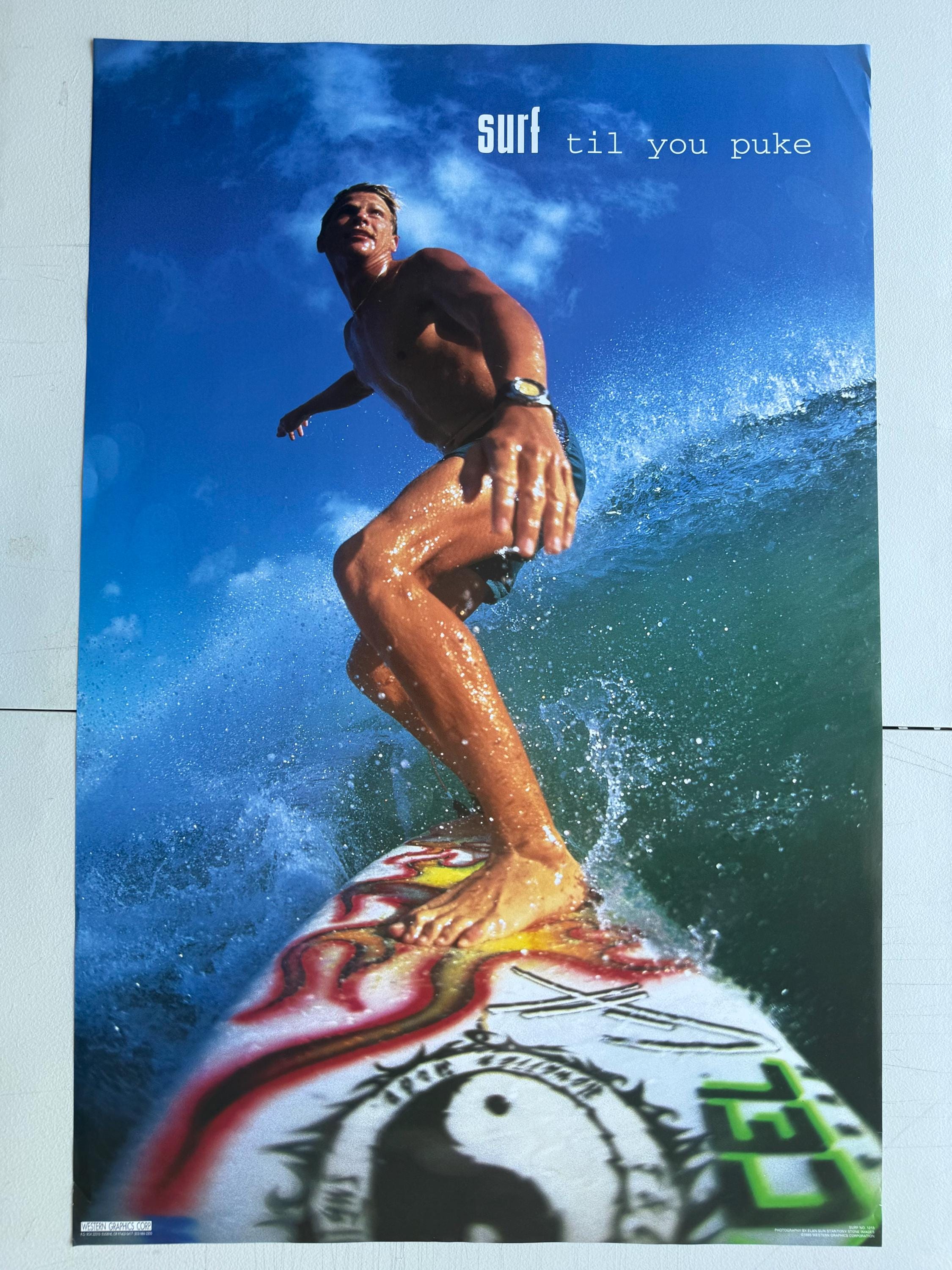 90s Surf Poster - Etsy